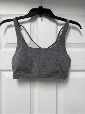 Women’s Gray Seamless Bralette - Comfort Support